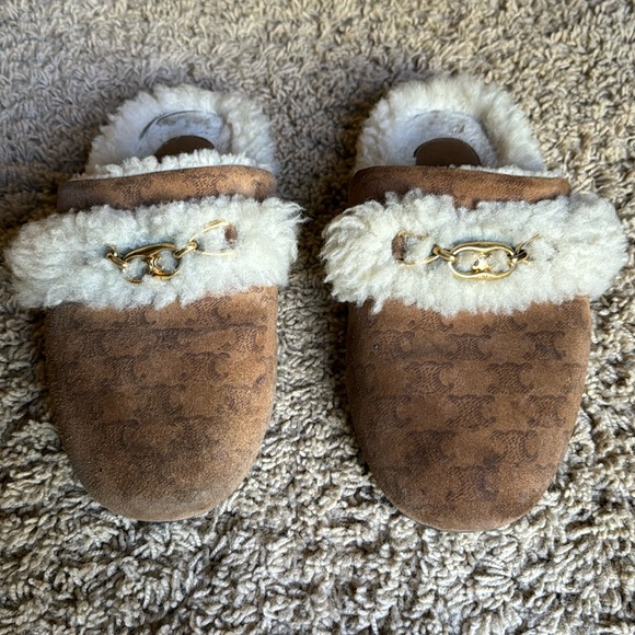 Celine Mules - Shearling - Picture 1 of 7